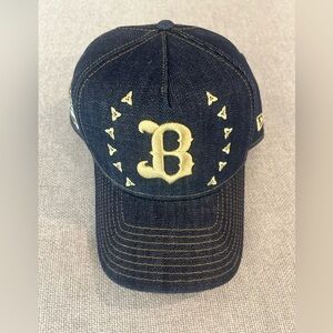 New Era Navy Denim Baseball Cap; ORIX Buffaloes, Japanese Baseball
